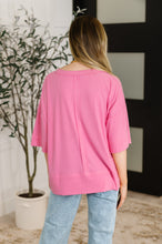 Load image into Gallery viewer, Stay On Top Relaxed Tee in Candy Pink
