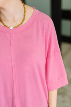 Load image into Gallery viewer, Stay On Top Relaxed Tee in Candy Pink
