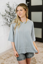 Load image into Gallery viewer, Stay On Top Relaxed Tee in Light Grey

