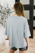 Load image into Gallery viewer, Stay On Top Relaxed Tee in Light Grey
