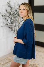 Load image into Gallery viewer, Stay On Top Relaxed Tee in Light Navy
