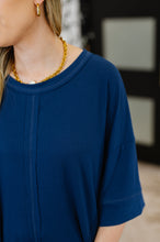 Load image into Gallery viewer, Stay On Top Relaxed Tee in Light Navy
