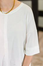 Load image into Gallery viewer, Stay On Top Relaxed Tee in Off White
