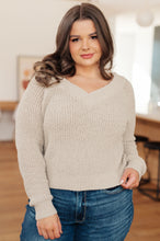 Load image into Gallery viewer, Stuck In The Moment V-Neck Sweater
