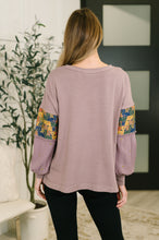 Load image into Gallery viewer, Subtle Breeze Floral Patchwork Pullover
