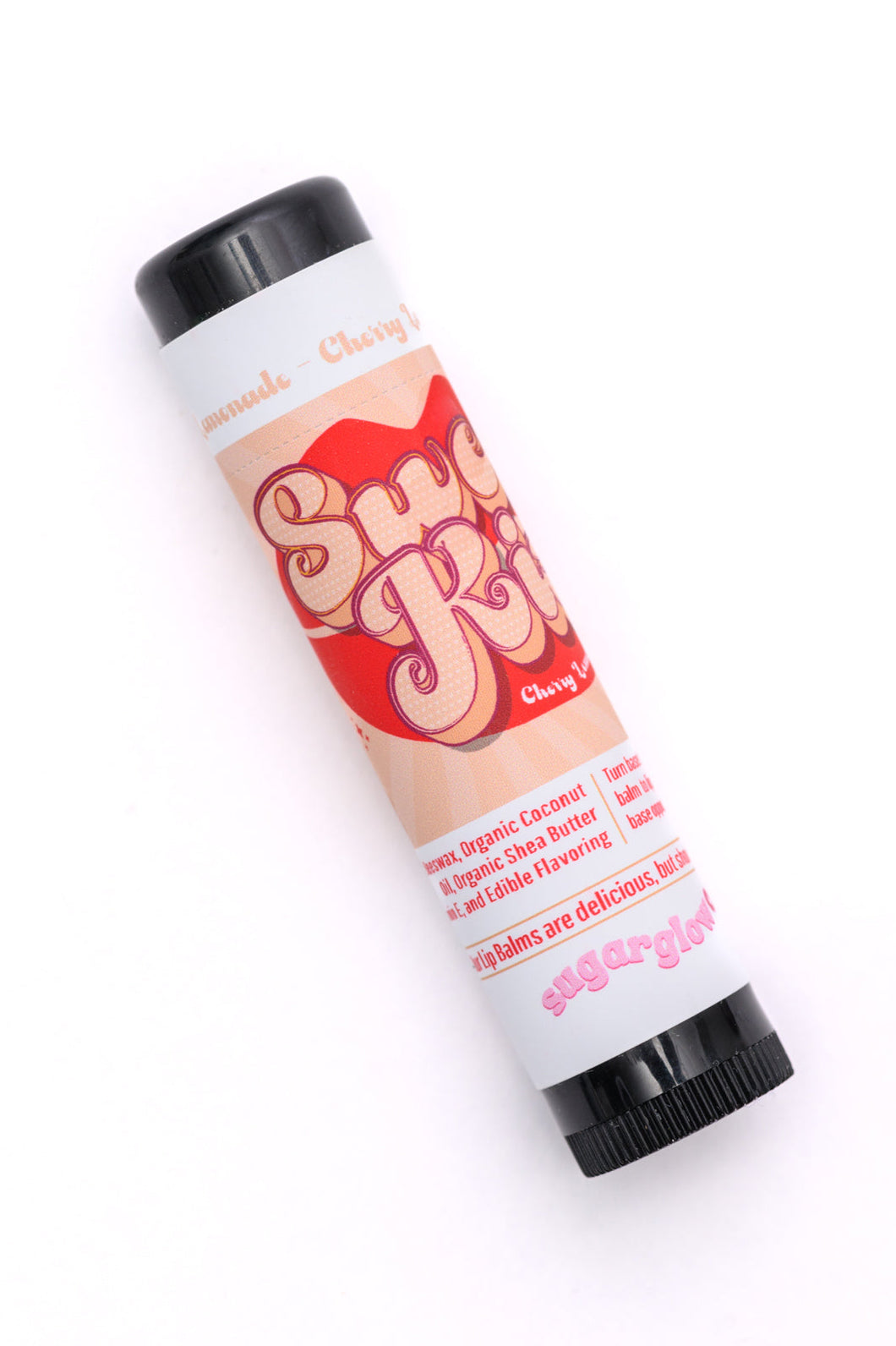 SugarGlow Co Sweet Kiss Lip Balm Cherry Lemonade *Almost Perfect