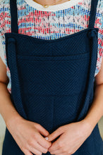 Load image into Gallery viewer, Suit Yourself Adjustable Strap Jumpsuit in Navy
