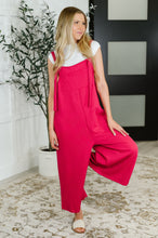 Load image into Gallery viewer, Suit Yourself Adjustable Strap Jumpsuit in Pink
