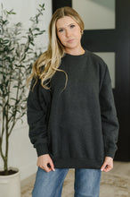Load image into Gallery viewer, Sunday Snug Relaxed Pullover in Charcoal
