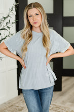 Load image into Gallery viewer, Sunday&#39;s Bestie Mineral Wash Top in Light Grey
