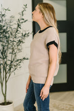 Load image into Gallery viewer, Sure Seems Sweet Contrast Trim Sleeveless Sweater
