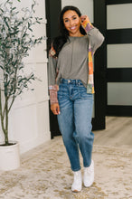Load image into Gallery viewer, Sweet as Pie Color Block Relaxed Long Sleeve
