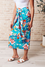 Load image into Gallery viewer, Take Me Outside Wrap Around Skirt in Blue
