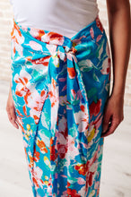 Load image into Gallery viewer, Take Me Outside Wrap Around Skirt in Blue
