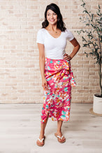 Load image into Gallery viewer, Take Me Outside Wrap Around Skirt in Magenta
