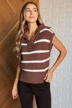 Load image into Gallery viewer, Tea Service 1/4 Zip Sleeveless Sweater
