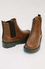 Load image into Gallery viewer, That's Just What They'll Do Paden Chelsea Boots in Brown
