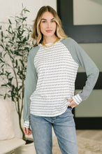 Load image into Gallery viewer, That's What I Like Raglan Patchwork Long Sleeve Top
