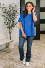 Load image into Gallery viewer, The Layback Relaxed Basic Tee in Royal Blue
