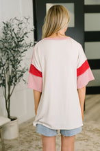 Load image into Gallery viewer, This I Know Henley Contrast Top
