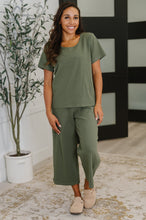 Load image into Gallery viewer, Thyme Culottes in Dusty Pine
