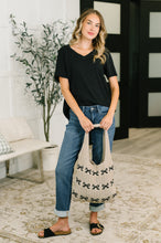 Load image into Gallery viewer, Topped With a Bow Knit Tote Bag

