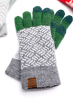 Load image into Gallery viewer, Touch and Go Patterned Glove Trio
