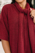Load image into Gallery viewer, Travel Envy Ribbed Knit Dress in Wine
