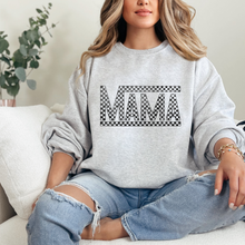 Load image into Gallery viewer, Checkered Mama Graphic Sweatshirt
