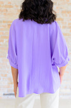 Load image into Gallery viewer, Up For Anything V-Neck Blouse in Lavender
