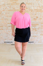 Load image into Gallery viewer, Up For Anything V-Neck Blouse in Pink
