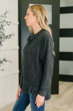 Load image into Gallery viewer, Urban Flux Scooped Hi-Low Long Pullover in Black
