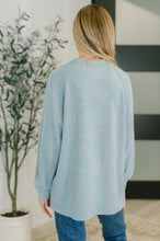 Load image into Gallery viewer, Urban Flux Scooped Hi-Low Long Pullover in Blue Grey
