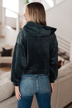 Load image into Gallery viewer, Velvet Icon Hoodie In Grey Blue
