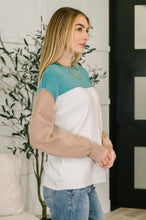 Load image into Gallery viewer, Walk in Central Park Ribbed Knit Color Block Pullover
