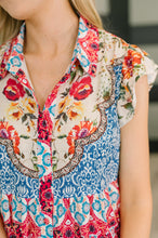 Load image into Gallery viewer, Wanted Whimsy Collared Printed Dress

