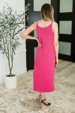 Load image into Gallery viewer, Wear It Well Spaghetti Strap Dress in Raspberry

