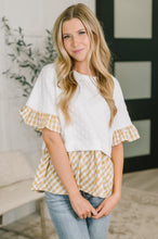 Load image into Gallery viewer, Welcome Me Home Gingham Print Top
