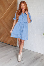 Load image into Gallery viewer, Westward Movement Denim Shirtdress
