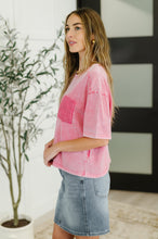 Load image into Gallery viewer, Who&#39;s That Girl Crochet Pocket T-Shirt
