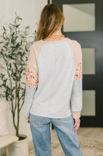 Load image into Gallery viewer, Wondering Aloud Patchwork Long Sleeve Top- 3/3/2026 NEW
