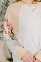 Load image into Gallery viewer, Wondering Aloud Patchwork Long Sleeve Top- 3/3/2026 NEW
