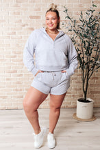 Load image into Gallery viewer, Working Up A Sweat Hooded Pullover in Grey
