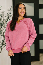 Load image into Gallery viewer, You're Into Me Lace Detail Relaxed Pullover
