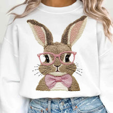 Load image into Gallery viewer, One Smart Bunny Graphic Sweatshirt in Three Colors
