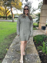 Load image into Gallery viewer, PREORDER: So Delightful Cable Knit Sweater Dress in Four Colors
