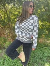 Load image into Gallery viewer, PREORDER: All Checkered Out Sweater in Four Colors
