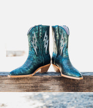 Load image into Gallery viewer, Bowie Metallic Boot in Teal
