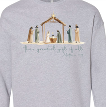 Load image into Gallery viewer, Greatest Gift of All Crewneck Sweatshirt - Bella
