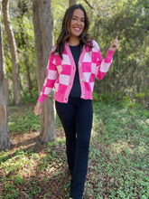 Load image into Gallery viewer, PREORDER: All My Life Checkered Cardigan in Three Colors
